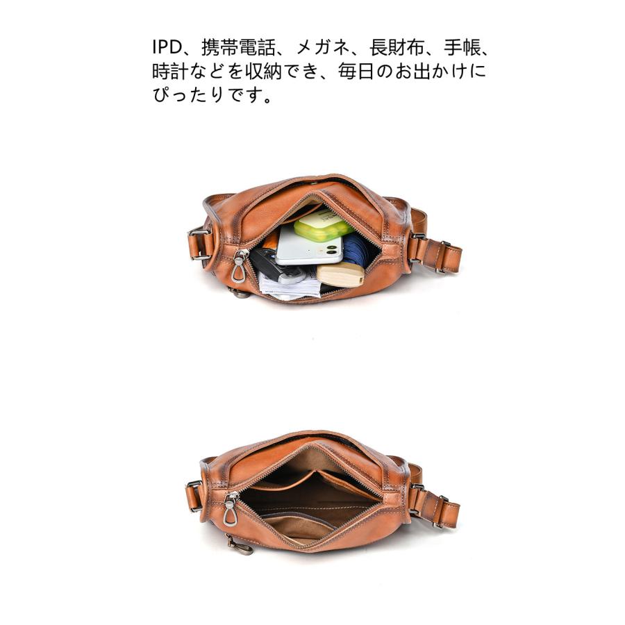 ショルダーバッグ メンズ 本革 斜め掛けバッグメッセンジャーバッグ