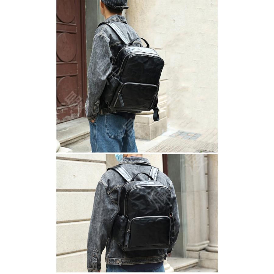 新品推薦 リュック メンズ リュックサック 本革 ビジネスリュック 防水