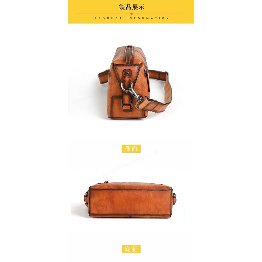 本革 メンズ ショルダーバッグ 斜め掛け 男性用 メッセンジャーバッグ