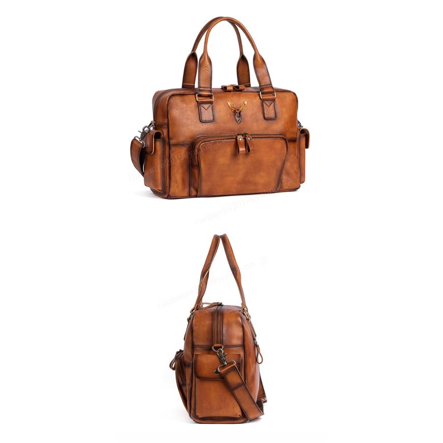 ボストンバッグ メンズ 本革 大容量 多機能 A4 PC対応 バックパック