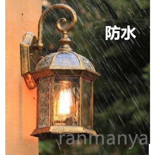 玄関照明 門灯 壁掛けライト レトロ 照明器具 ブラケットライト
