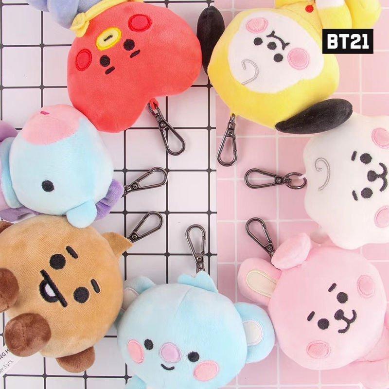 Bt21 防弾少年団 Bts キーリング キーホルダー グッズ キーチェーン アクセサリー 携帯 鍵 女の子 男の子 おしゃれ 小学生 中学生 人気 特売 飾り 小物 可愛い