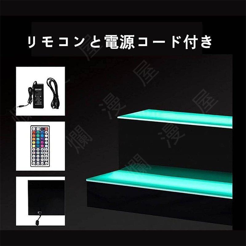 LED酒ボトルの表示棚 業務用ホームバーの照明付きワインボトル