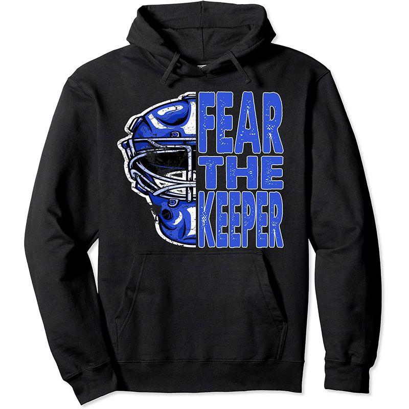 独特の上品 Fear The Keeper アイスホッケーゴールリー パーカー Wantannas Go Id
