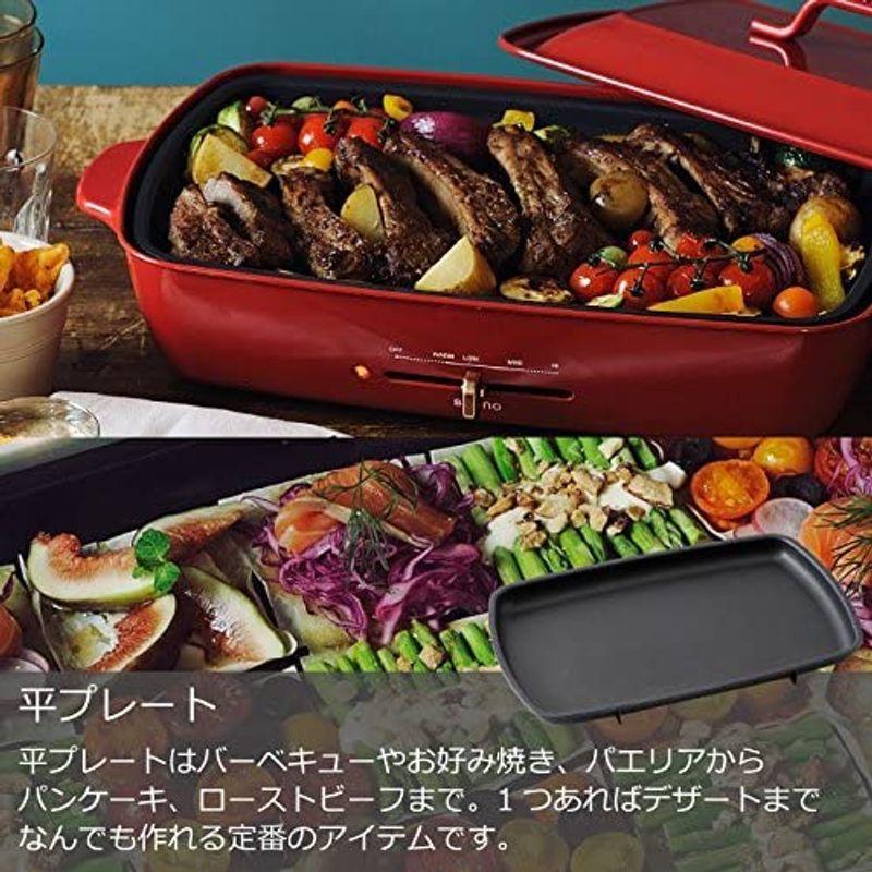 新着商品 グランデ ホットプレート ブルーノ Bruno サイズ お 白 White ホワイト 付き 深鍋 平面 たこ焼き プレート3種 本体 キッチン家電 Headshotsbar Com