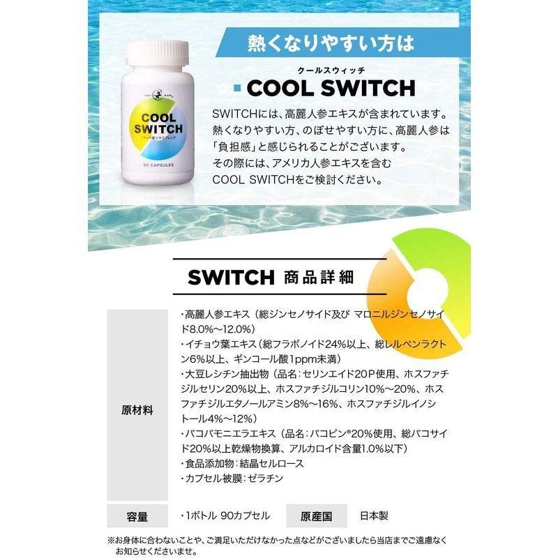 全国どこでも送料無料 キロン Switch スウィッチ 90カプセル Ver 3 イチョウ葉 ホスファチジルセリン 高麗人参 バコパ ブレンド Wantannas Go Id