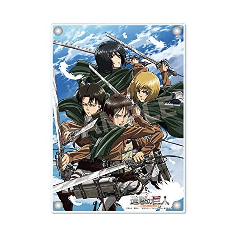 進撃の巨人アクリルボード 03 エレン リヴァイ 逆輸入 ミカサ アルミン