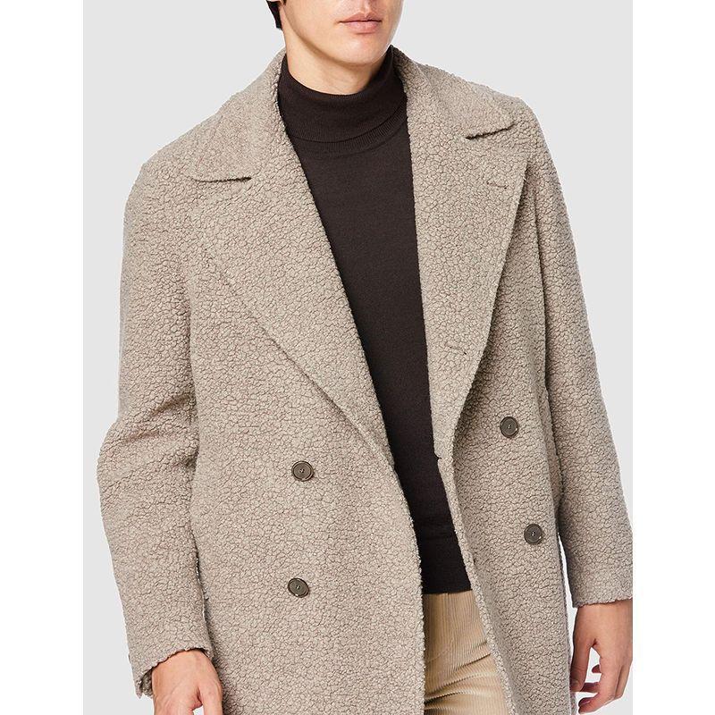 タリアトーレ ロングピーコート ピーコート ロングピーコート メンズ C Stephan 34uic293 T1339 Ranplusストアのタリアトーレ Pコート グレー Eu 46 日本サイズs Ranplusストア