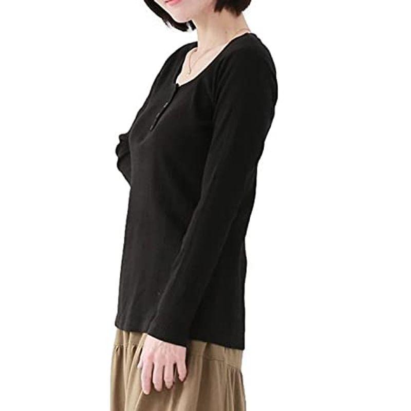 買取り実績 レディース 長袖tシャツ 長袖カットソー コットン 綿 リブ編み リブ ヘンリーネック カットソー 長袖 薄手 スポーツ Tシャツ Vネック Babylonrooftop Com Au