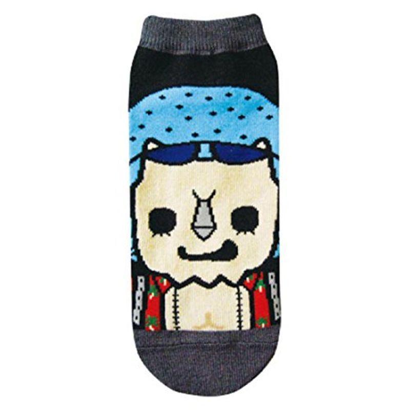 あすつく パンソンワークス ワンピース メンズソックス フランキー ブラック グレイ 25cm 27cm Teop423