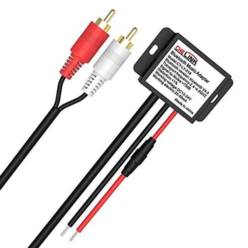 Chelink 車載bluetoothレシーバーアダプターキット 福袋セール Rca車音楽レシーバーアダプターステレオコンバータードング
