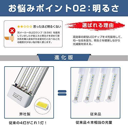 海外限定 Platinum Platinum Led蛍光灯 10本 Leda D19 Pse適合 昼光色 1x10x3cm 4灯相当 100w形 Ledベースライト 電球