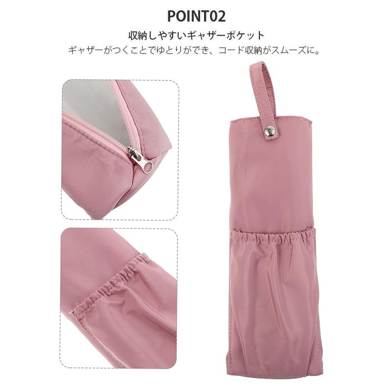 ヘアアイロンケース ヘアアイロン収納 ヘアアイロンポーチ 耐熱 熱いまま カバー 吊り下げ トラベル かわいい 旅行 持ち運び トラベル トラベルポーチ 爆買 | ブランド登録なし | 04