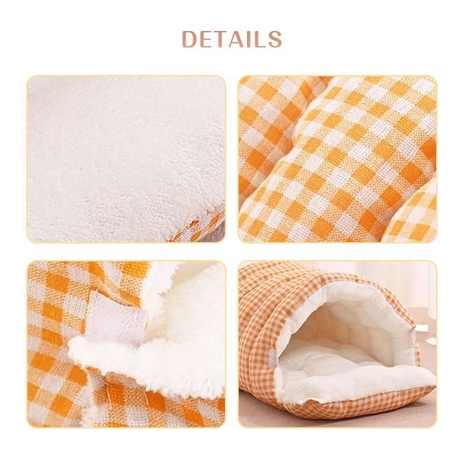 ペットベッド ペットハウス ドーム型 冬 洗える 猫 犬 ふわふわ もこもこ 寒さ対策 犬猫兼用 密閉型 取り外し可能 組み立て簡単 あったか ペット用 保温 防寒 | ブランド登録なし | 08