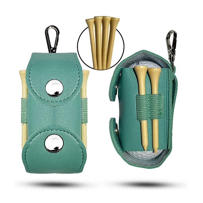 2個セット ゴルフボールケース 2個入れ用 機能的 ボールホルダー ゴルフ コンペ メンズ レディース 丈夫 PU革 ボールポーチ ゴルフ用品 ボール入れ 父の日 爆買 | ブランド登録なし | 07