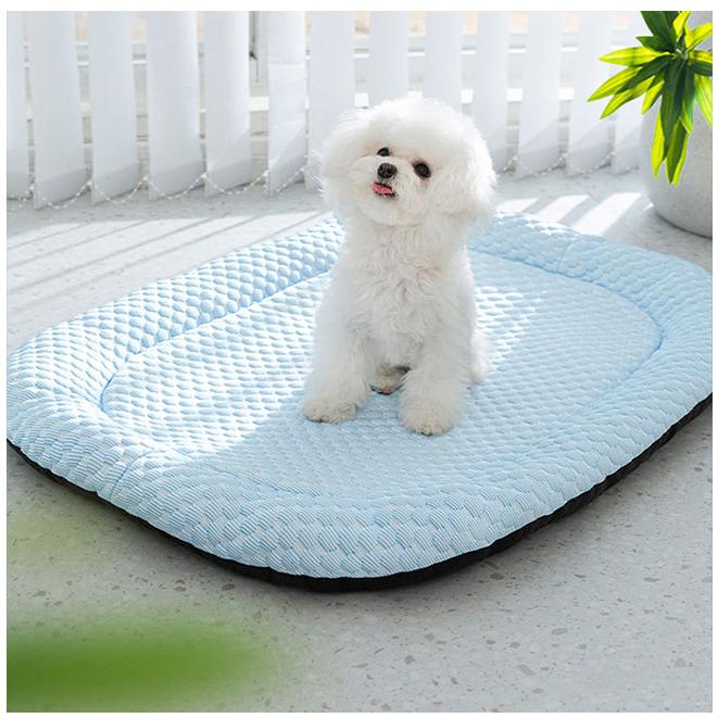 ペットベッド 犬用 春夏 洗える マカロン色 滑り止め ペットマット ひんやりマット ペット 接触冷感素材 猫 子犬 小型犬 中型犬に適用 犬用クッション 爆買 | ブランド登録なし | 11
