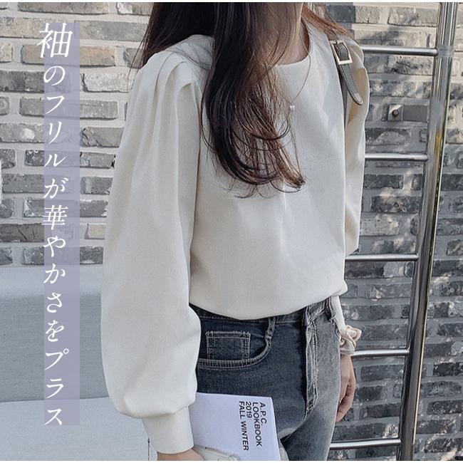 ブラウス レディース 長袖 無地 フリル インナー トップス シャツ おしゃれ 通勤 爆買 | ブランド登録なし | 10