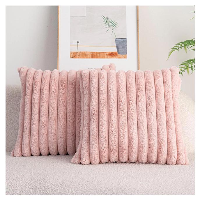 クッションカバー クッション 両面ボア 45cm*45cm ファー あったか カバー 無地 シンプル 起毛 秋 冬 暖かい 厚手軽量 モコモコ ふわふわ 爆買 | ブランド登録なし | 06