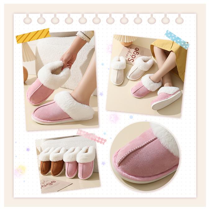 ルームシューズ スリッパ レディース 暖かい 滑り止め あったか 洗える メンズ もこもこ ムートン風 フェイクファー 冬用 来客用 トイレ 冷え対策 かわいい 爆買 | ブランド登録なし | 15