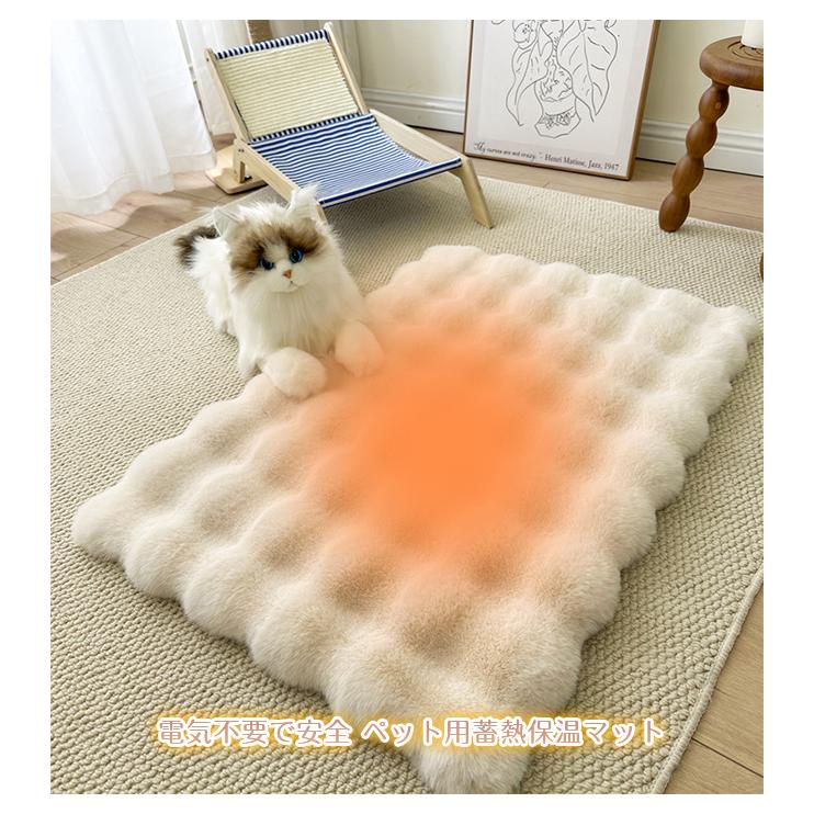 ペットマット ペット用保温マット 猫用マット 猫用ベッド 犬用ベッド 睡眠用クッション ペット用座布団 毛布 冷え対策 小型犬 中型犬 安全 安心 暖かい 爆買 | ブランド登録なし | 06