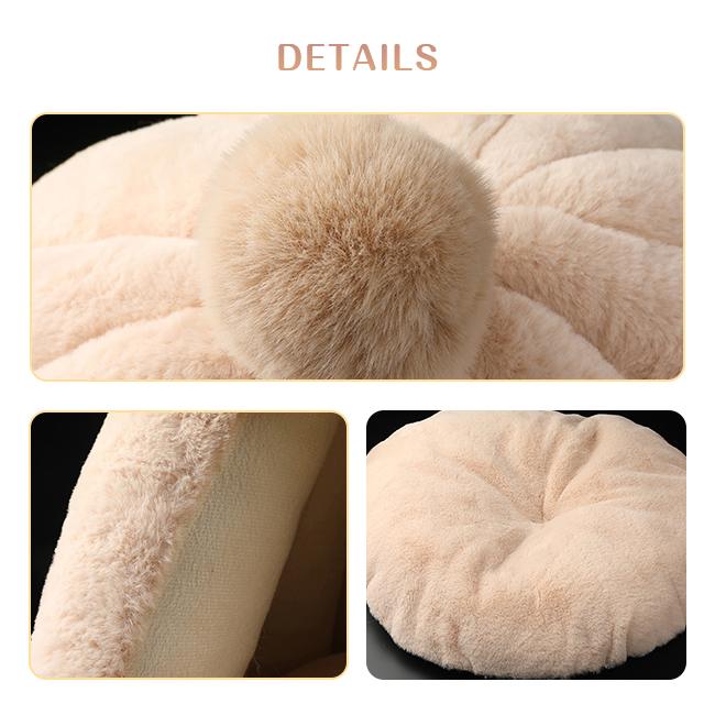 ドーム型猫ハウス ペットハウス テント型猫ハウス  クッション 洗える 猫ベッド 犬ベッド 冬寒さ対策 おしゃれ かわいい 小型犬用ペット用品  冬用ふわふわ 爆買 | ブランド登録なし | 08