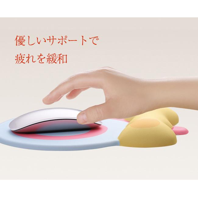 マウスパッド リストレスト付マウスパッド低反発 手首サポート マウスパット 手首 負担 軽減 PC パソコン 滑り止め 柔らかい 周辺機器 リモートワーク 爆買 | ブランド登録なし | 04