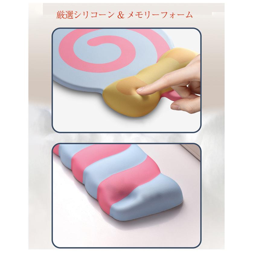 マウスパッド リストレスト付マウスパッド低反発 手首サポート マウスパット 手首 負担 軽減 PC パソコン 滑り止め 柔らかい 周辺機器 リモートワーク 爆買 | ブランド登録なし | 07