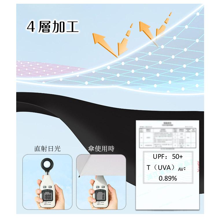 【在庫一掃】日傘 折りたたみ 超軽量 完全遮光 コンパクト レディース メンズ 晴雨兼用 UV カット UPF50+ 6本骨 耐風 遮熱 自動 手動開閉 爆買 | ブランド登録なし | 10