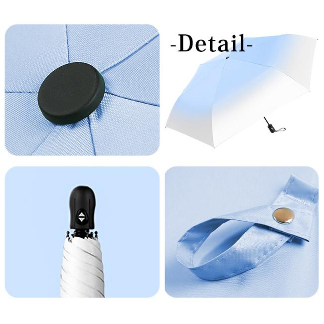 【在庫一掃】日傘 折りたたみ 超軽量 完全遮光 コンパクト レディース メンズ 晴雨兼用 UV カット UPF50+ 6本骨 耐風 遮熱 自動 手動開閉 爆買 | ブランド登録なし | 16