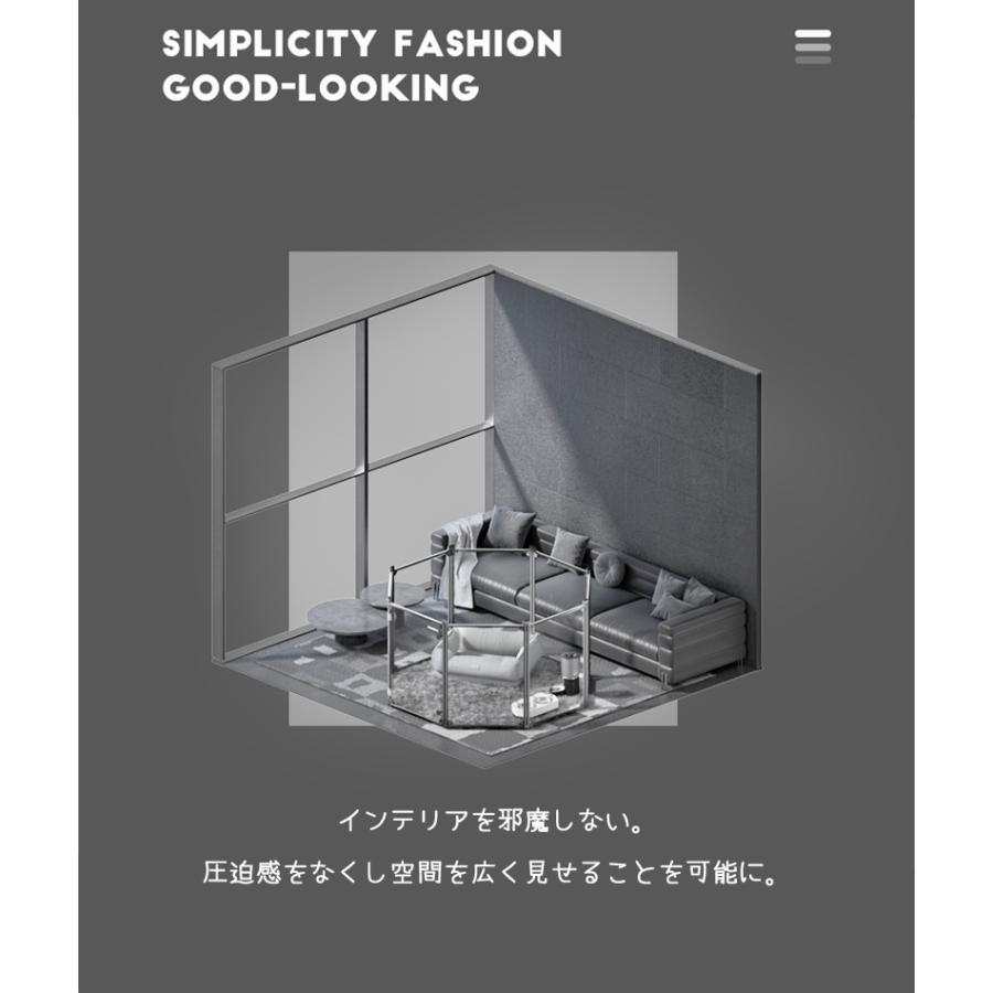 【中古品 】 犬 サークル ケージ クリア 透明 スケルトン 丈夫 長持ち 傷つきにくい 組立て簡単 小型犬 おしゃれ インテリア 高級 モダン 組み合わせ自由 Petifam 【U1813950805】(65340円)