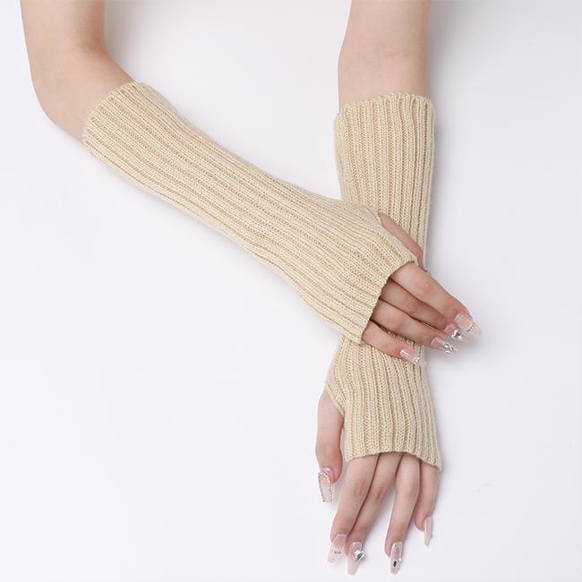 アームウォーマー 手袋 アームカバー ニット ケーブル編み レディース 指なし手袋 防寒対策 保温 肌触り 防寒 おしゃれ 爆買 | ブランド登録なし | 17