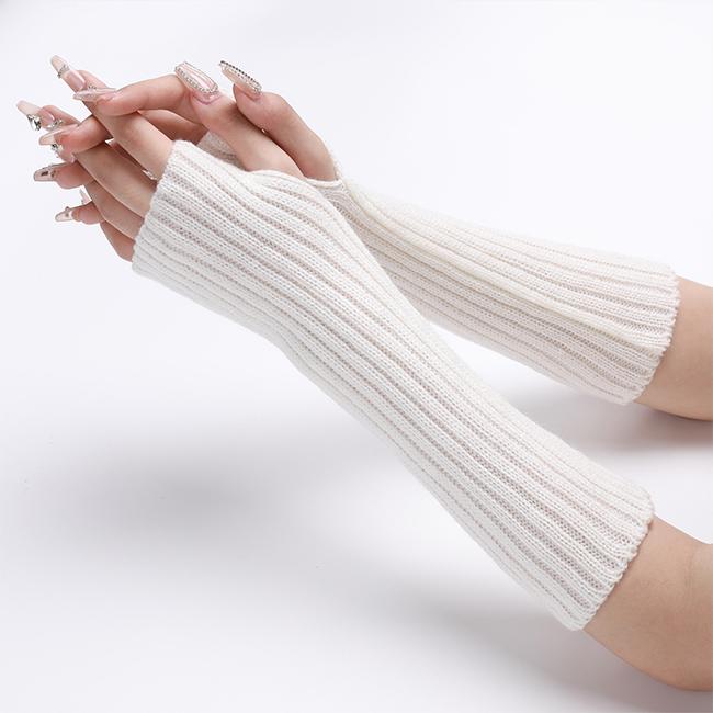 アームウォーマー 手袋 アームカバー ニット ケーブル編み レディース 指なし手袋 防寒対策 保温 肌触り 防寒 おしゃれ 爆買 | ブランド登録なし | 20