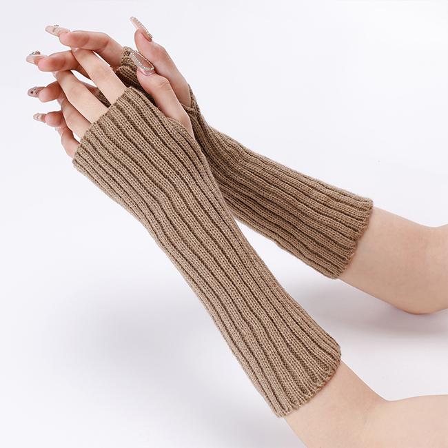 アームウォーマー 手袋 アームカバー ニット ケーブル編み レディース 指なし手袋 防寒対策 保温 肌触り 防寒 おしゃれ 爆買 | ブランド登録なし | 23