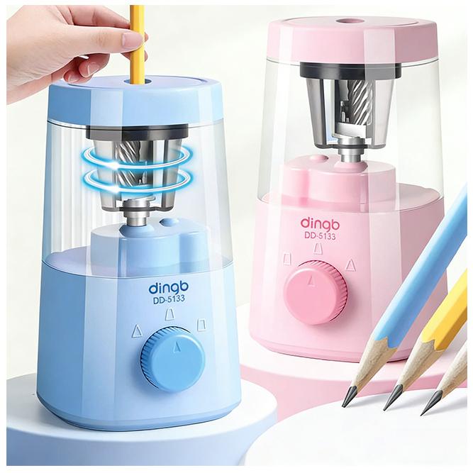 【新品10%OFF】電動鉛筆削り USB充電式 3段階太め調整 芯先調整付ク 全自動 コードレス えんぴつ削り 小学生 勉強 グッズ 宿題 入学入園 子供 キッズ |  | 10