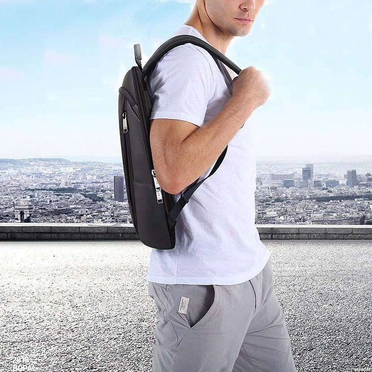 最新 超薄型 リュックサック リュック PC ビジネス バックパック 防水加工 |  | 02