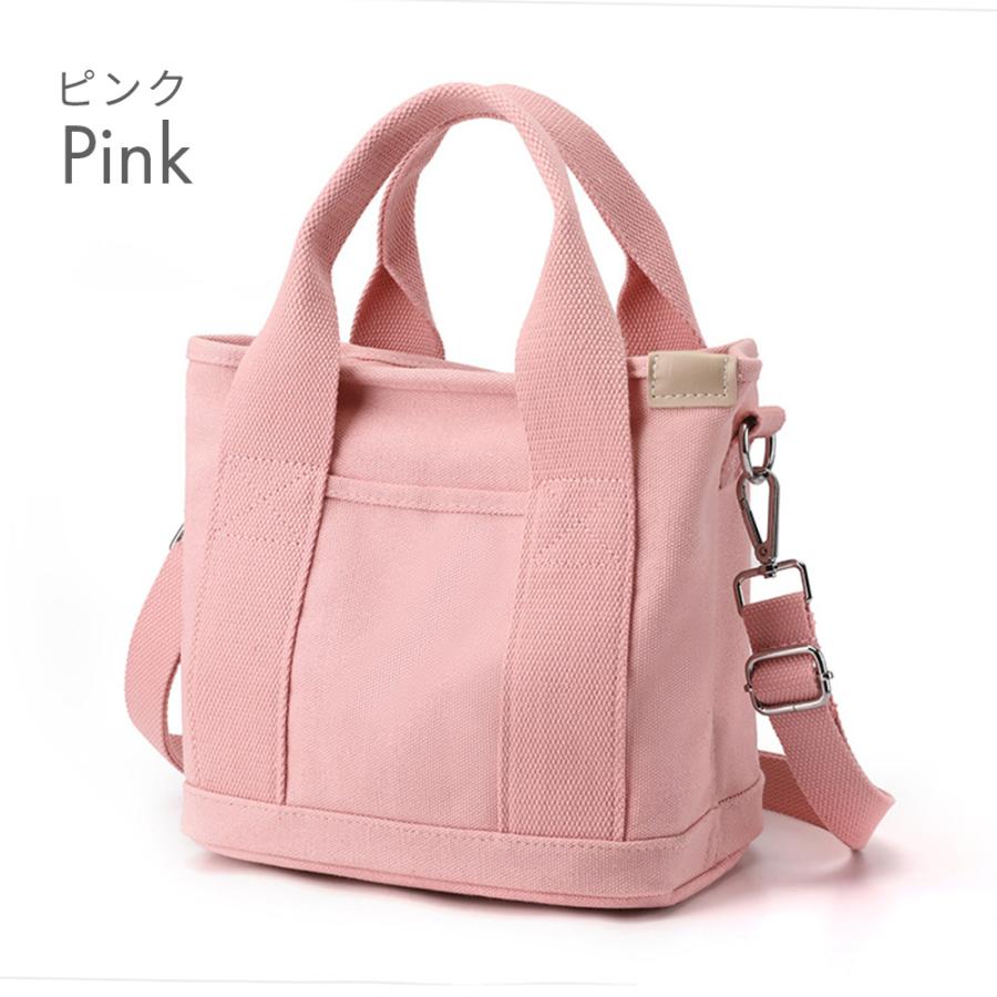 ミニ 手提げ トートバッグ レディース キャンバス 布 無地