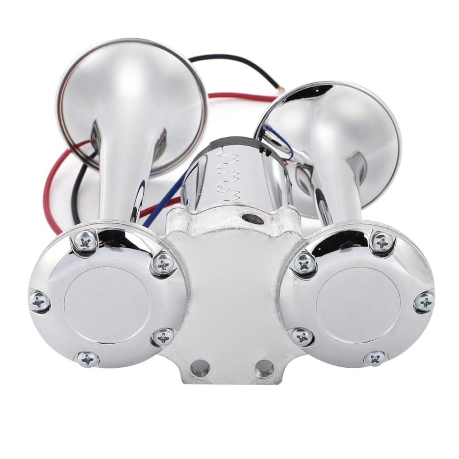 ヤンキーホーン 12V 爆音 2連 トラック ポンプ エアー式 一体型 エアー