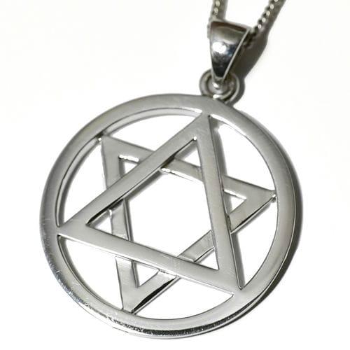 MAKUTA エイラットストーン 六芒星ペンダント クォーツ 六芒星