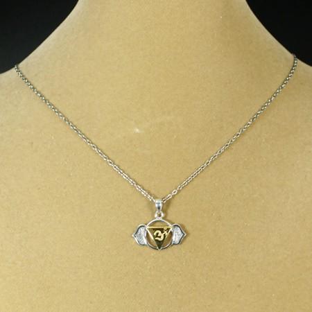 Peter Stone 第６チャクラ アジナ チャクラ Ajna Chakra シルバー ゴールドプレート ペンダントトップ ヨガ シルバー９２５ メール便対応可 peterstone04 民族アクセサリー専門店ラパヌイ 通販 Yahoo ショッピング