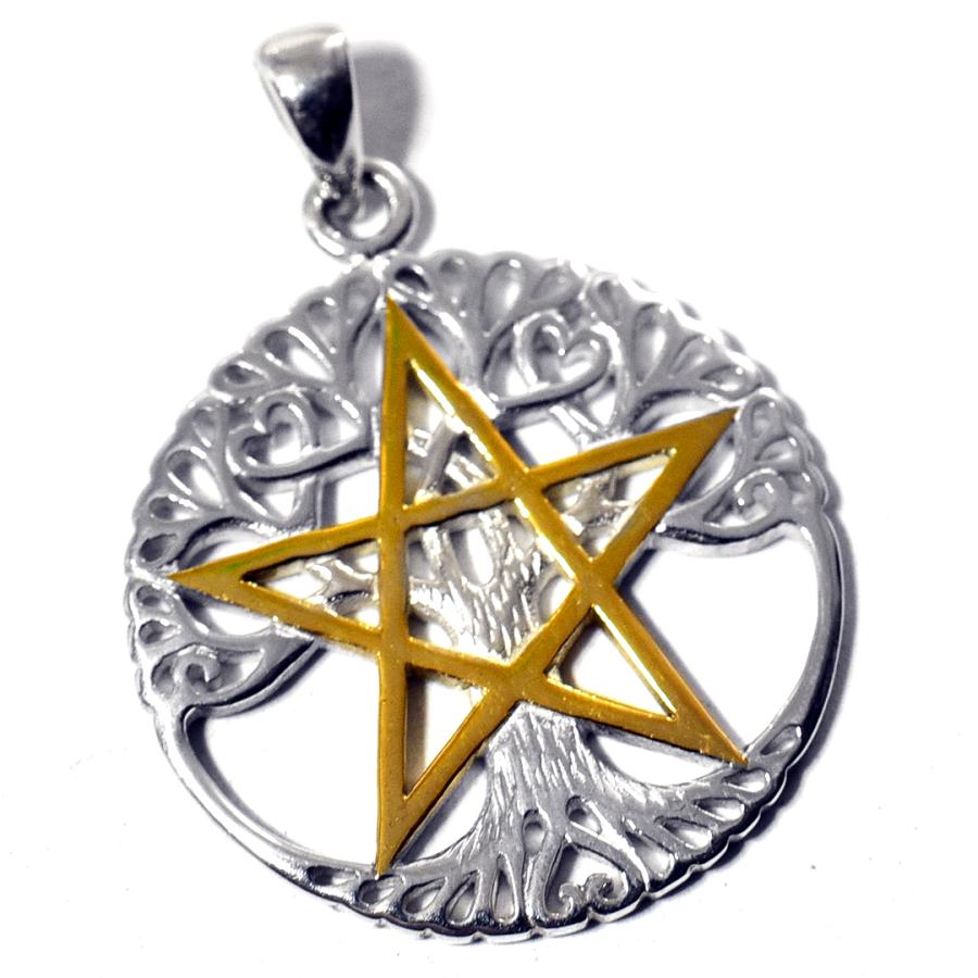 PETER STONE ツリーオブライフ（生命の樹）＆五芒星（ペンタグラム  