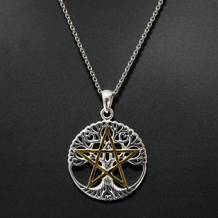 PETER STONE ツリーオブライフ（生命の樹）＆五芒星（ペンタグラム  