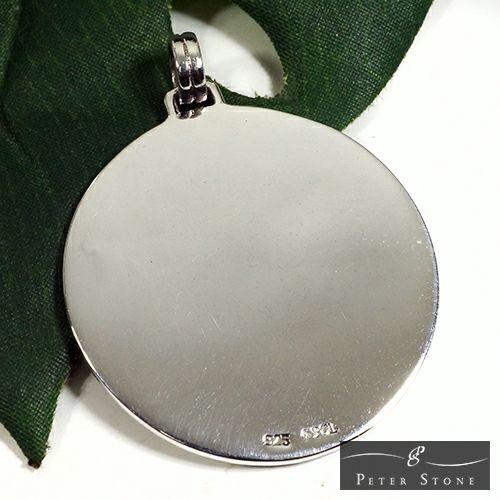 Peter Stone 三種の神器 八咫鏡 やたのかがみ 高品質シルバー ペンダントトップ 八尺鏡 やたかがみ 真経津鏡 まふつの かがみ 瓊瓊杵尊 peterstone01 民族アクセサリー専門店ラパヌイ 通販 Yahoo ショッピング