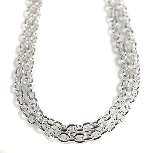 シルバーチェーン あずきタイプ 幅1．8mm 40、45、50、55