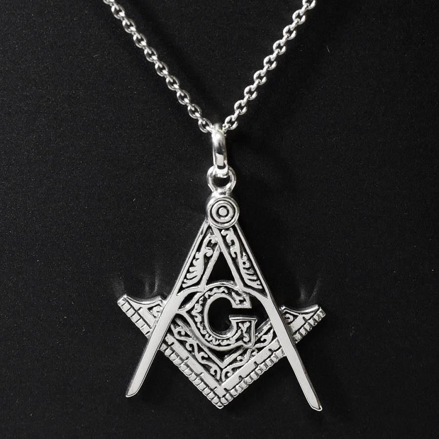 PETER STONE フリーメイソン シンボル 高品質シルバー ペンダント