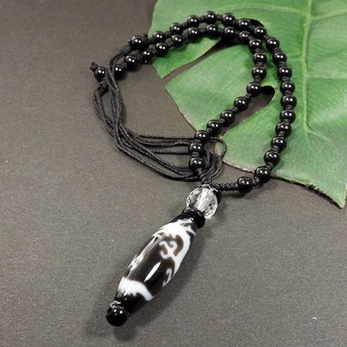 高品質一点物 チベット密教 至純天珠 三本爪龍神天珠 天然水晶