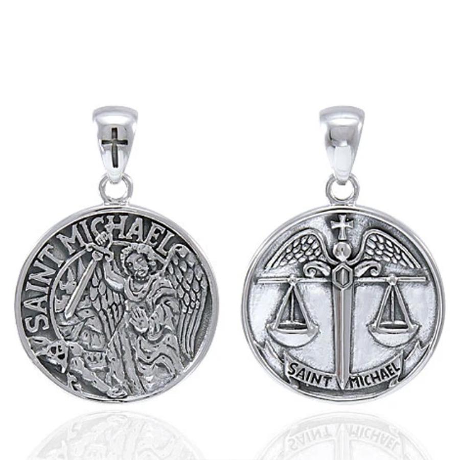 PETER STONE】大天使ミカエル 天秤 高品質シルバー ラッキーコイン ペンダント : 民族アクセサリー専門店ラパヌイ - 通販 -  Yahoo!ショッピング