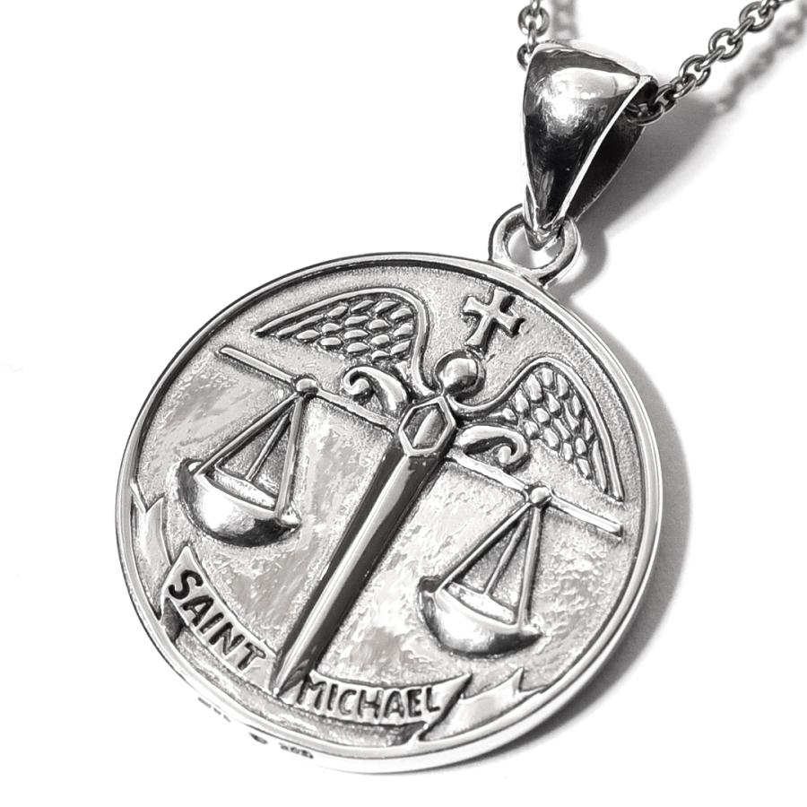 PETER STONE】大天使ミカエル 天秤 高品質シルバー ラッキーコイン ペンダント : 民族アクセサリー専門店ラパヌイ - 通販 -  Yahoo!ショッピング