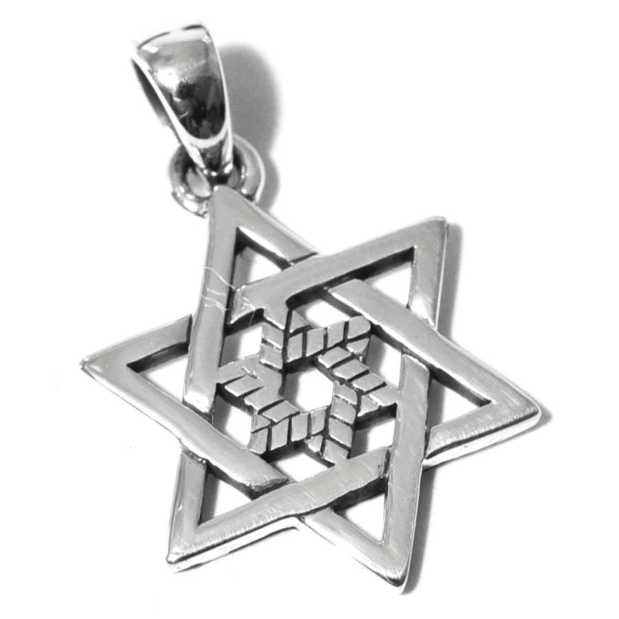 Peter Stone 六芒星 ダビデの星 ダブル スターリングシルバー ペンダントトップ 1712peterstone01 民族アクセサリー専門店ラパヌイ 通販 Yahoo ショッピング
