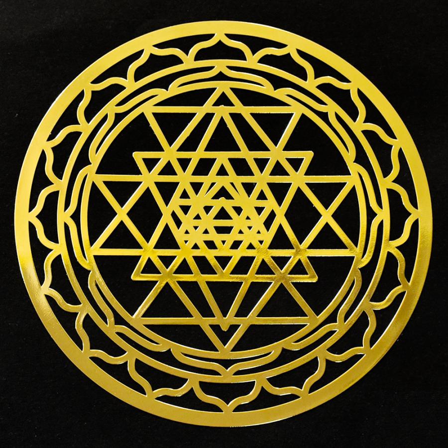 チベット密教 曼荼羅 マンダラ チベット密教 曼荼羅（マンダラ）シュリヤントラ(吉祥曼荼羅