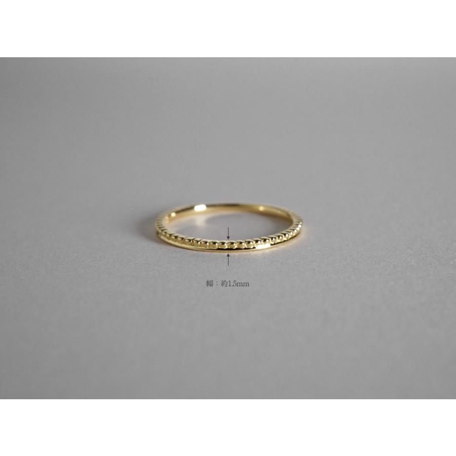 18K リング レディース 指輪 マルチスタッキング 18Kリング 18金リング